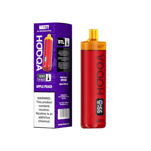 Nasty Bar Hooqa DFR10Ki - Apple Peach | Vape desechable