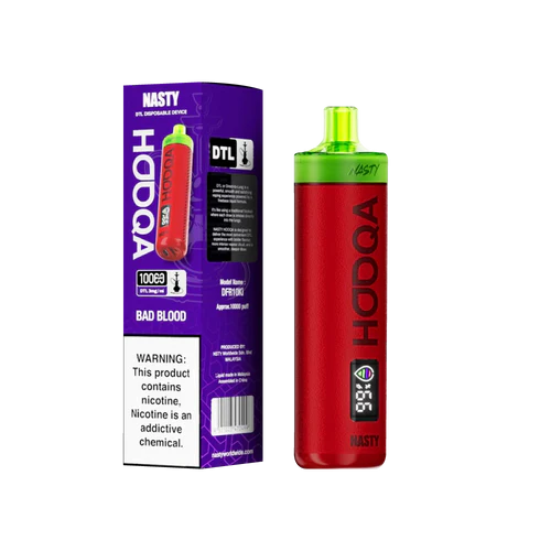 Nasty Bar Hooqa DFR10Ki - Bad Blood | Vape desechable