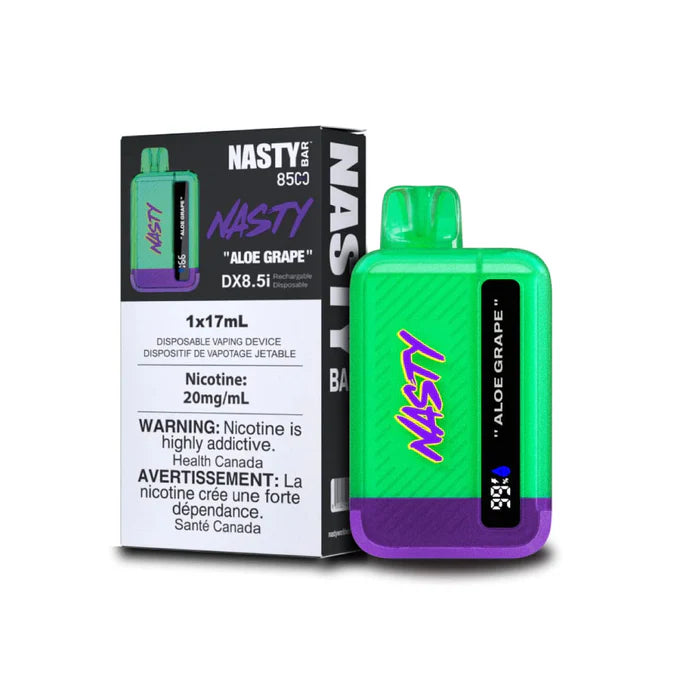 Nasty DX8.5i - Aloe Grape | 8500 Puffs vape | Vape desechable